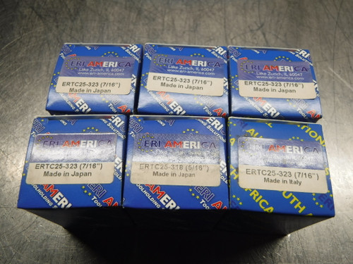 ERI America ERTC25 Tapping Collets Lot of 6 Two sizes Included (LOC2992B)