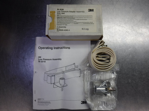 3M W-3018 Low Pressure Flow Adapter Connector Assembly With Belt (LOC1015B)