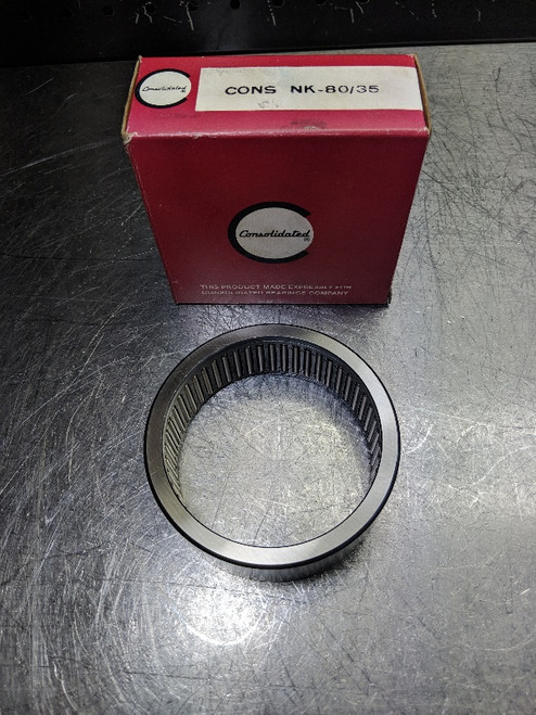 Consolidated Needle Bearing 80MM ID 95MM OD 35MM Wide CONS NK-80/35 (LOC1239B)