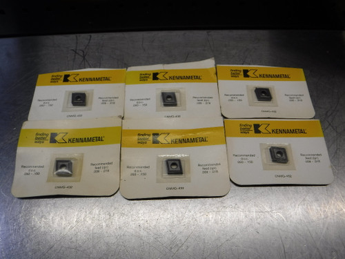 Kennametal Cermet Inserts QTY6 CNMG432 KT150 (LOC2731B)