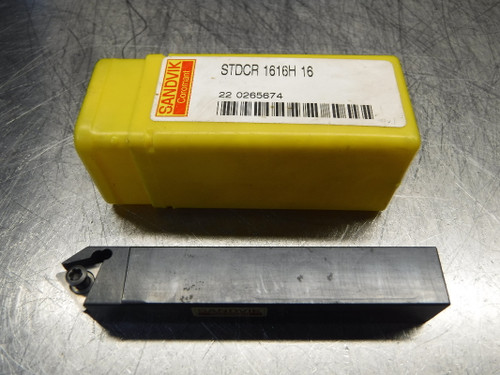 Sandvik 5/8" Indexable Lathe Tool Holder STDCR 1616H 16 (LOC1198C)