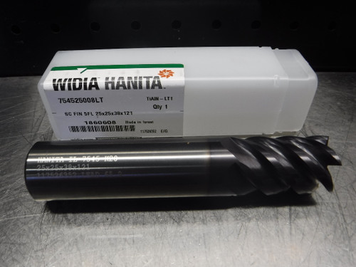 Widia / Hanita 25mm 5 Flute Carbide Endmill 25mm Shank 754525008LT (LOC1939A))