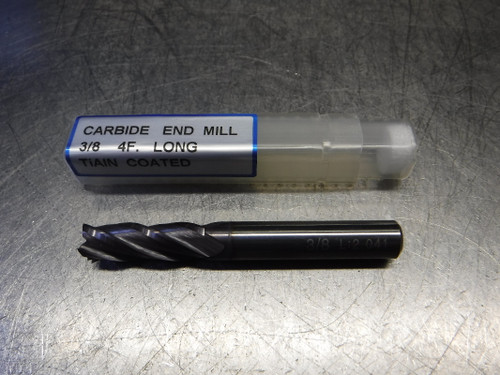 3/8" 4 Flute Long Carbide Endmill 3/8" Shank 3/8 L:2.041 (LOC1055B)
