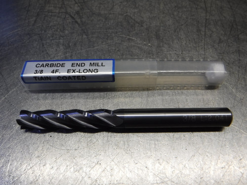 3/8" 4 Flute EX-Long Carbide Endmill 3/8" Shank 3/8 L:2.041 (LOC1055B)