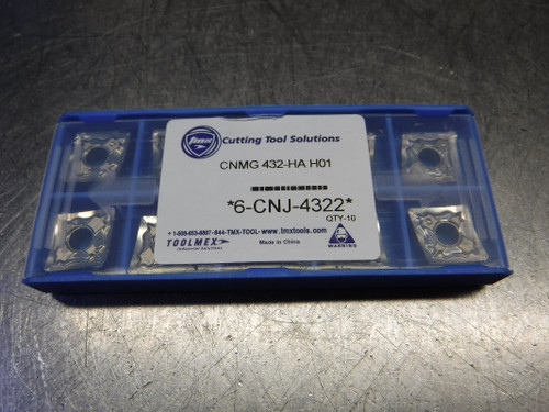 ToolMex Carbide Inserts QTY10 CNMG 432-HA H01 (LOC2649A)