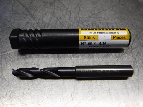 Guhring 1/4" Carbide Drill 8mm Shank 5514-6.35 (LOC1398D)