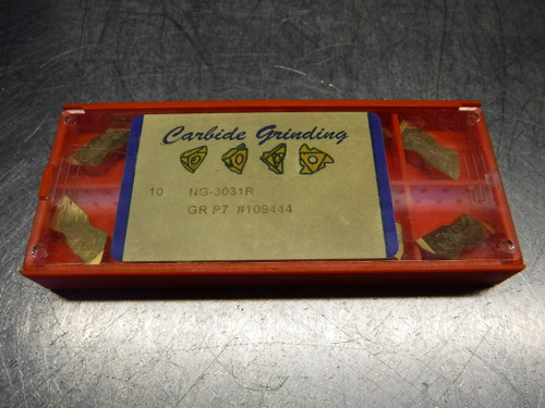 Carbide Grinding Carbide Grooving Inserts QTY10 NG-3031R GR P7 (LOC1348B)