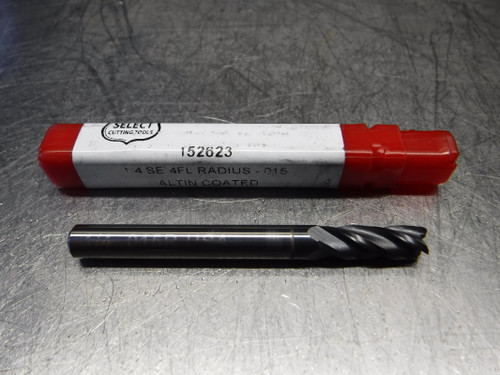 US Select 1/4" 4 Flute Carbide Endmill 1/4" Shank 152623 (LOC1497)