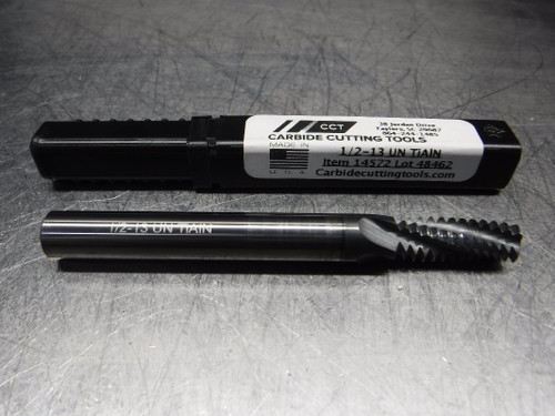 CCT 1/2-13 UN Carbide Thread Mill 3/8" Shank 1/2-13 UN TiALN (LOC881)