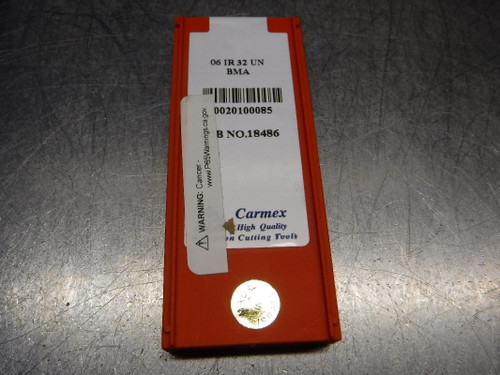 Carmex Carbide Threading Inserts QTY10 06 IR 32 UN BMA (LOC1066A)