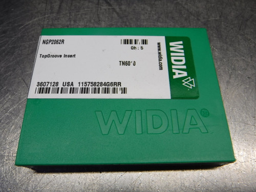 Widia TopGroove Carbide Inserts QTY5 NGP2062R TN6010 (LOC1062A)