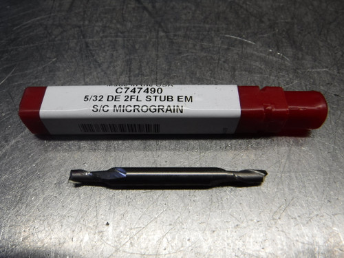 Pioneer 5/32" 2 Flute Micrograin Double Ended Carbide Endmill C747490 (LOC2126A)