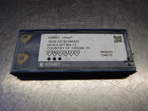 Komet Carbide Inserts QTY10 W29 24130.048425 / WOEX 05T304-13 BK8425 (LOC2628B)