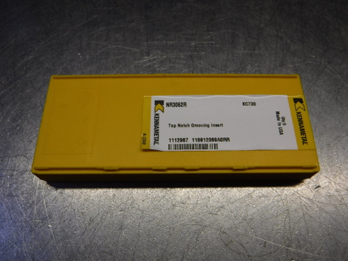 Kennametal Top Notch Carbide Grooving Inserts QTY5 NR3062R KC730 (LOC2628B)