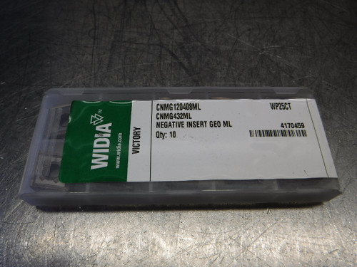 Widia/Victory Carbide Inserts QTY10 CNMG120408ML/CNMG432ML WP15CT (LOC2190)