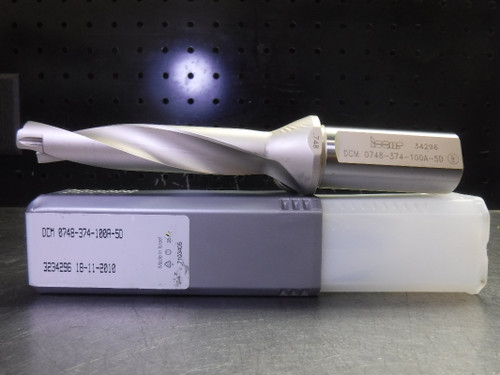 Iscar .748" Replaceable Tip Drill 1" Shank DCM 0748-374-100A-5D (LOC608A)