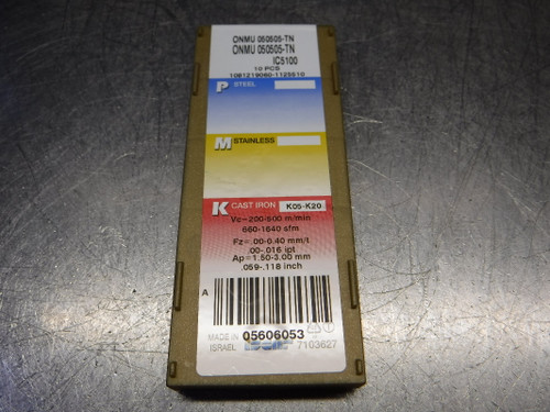 Iscar Carbide Inserts QTY10 ONMU 050505-TN IC5100 (LOC1173C)