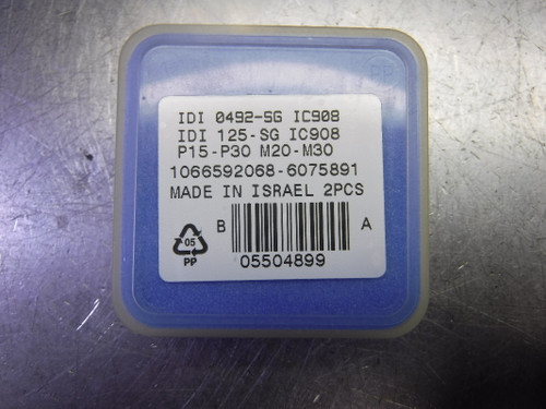 Iscar .492" Replaceable Drill Tip QTY2 IDI 0492-SG / IDI 125-SG IC908 (LOC2717A)