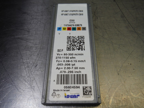 Iscar Carbide Milling Inserts QTY10 HP ANKT 0702PNTR IC950 (LOC2136B)