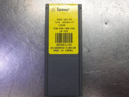 Iscar Carbide Inserts QTY10 TNMG 331-PP / TNMG 160404-PP IC635 (LOC2135B)