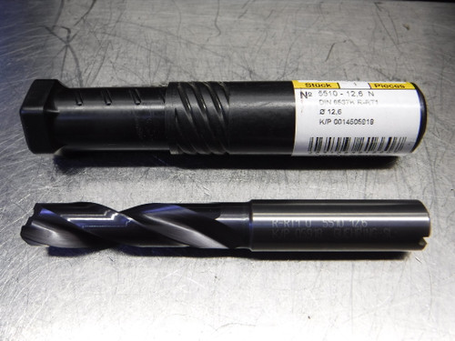 Guhring 12.6mm Carbide Drill 14mm Shank 5510-12.6 (LOC1471)