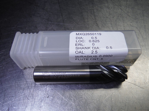 LMT ONSRUD 1/2" Solid Carbide Endmill 5 Flute MXQ2650119 (LOC1439A)