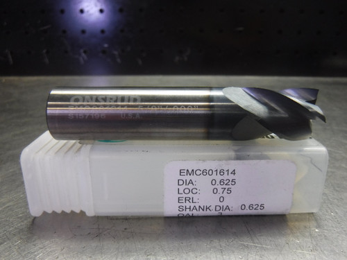 LMT ONSRUD 5/8" Solid Carbide Endmill 4 Flute EMC601614 (LOC1401A)