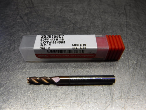 Data Flute 5/32" 3 Flute Carbide Endmill 3/16" Shank SS30156C7 (LOC3021A)