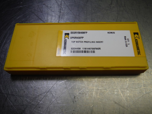 Kennametal Carbide Inserts QTY5 DCGR150408FP / DPGR432FP KCM25 (LOC1259B)