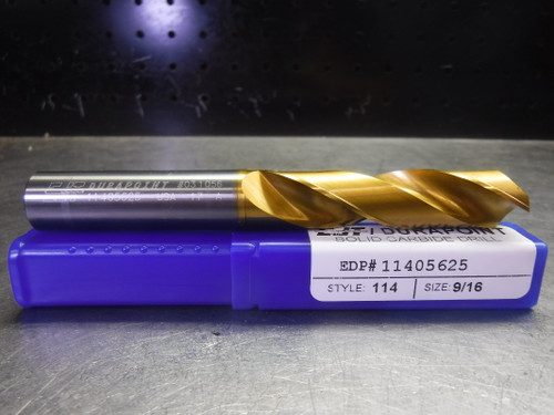 CJT DURAPOINT 9/16" Solid Carbide Drill 11405625 (LOC1589)