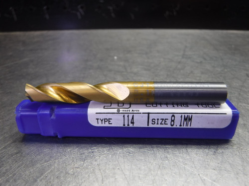 CJT DURAPOINT 8.1mm Solid Carbide Drill Type 114 (LOC1589)