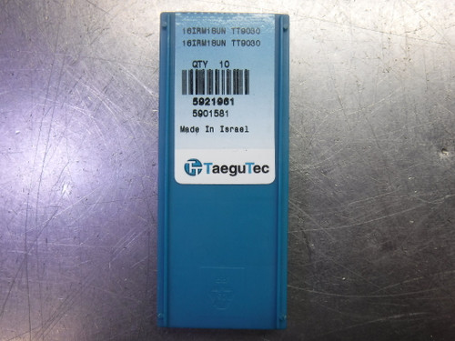 TaeguTec Carbide Inserts QTY10 16IRM18UN TT9030 (LOC1563B)