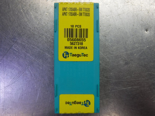 TaeguTec Carbide Inserts QTY10 APKT170548R-EM TT8020 (LOC1563B)
