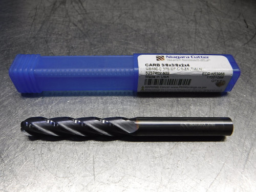 Niagara Cutter 3/8" 4 Flute Carbide Endmill CB430-0.375-D7-B.0-Z4 (LOC1334B) Niagara Cutter 3/8" 4 Flute Carbide Endmill CB430-0.375-D7-B.0-Z4 (LOC1334B)