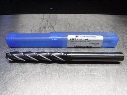 Niagara Cutter 1/2" 4 Flute Carbide Endmill CB430-0.500-D6-B.0-Z4 (LOC1334B)