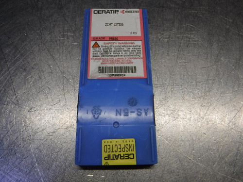 Kyocera Ceratip Carbide Inserts QTY10 ZCMT12T306 PR930 (LOC980B)