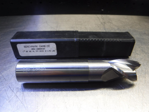 BenchMark 1" 3 Flute Carbide Endmill 1" Shank 35010020N34 (LOC2048C)