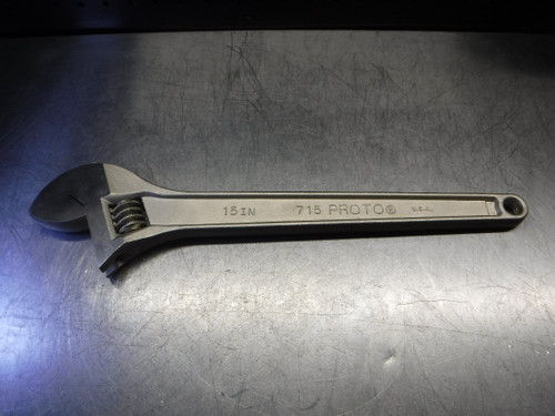 Proto 15"/380mm #715 Adjustable Steel Wrench 715 (LOC2548A)