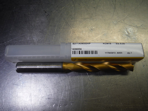 Kennametal 9mm Solid Carbide Drill 2 Flute B211A09000HP KCM15 (LOC995A)