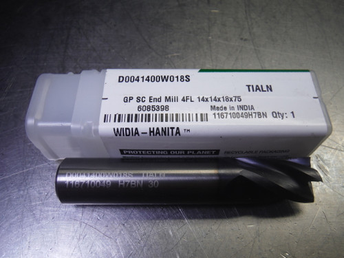 Widia Hanita 14mm Solid Carbide Endmill 4 Flute D0041400W018S (LOC1583A)