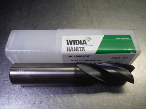 Widia Hanita 20mm Solid Carbide Endmill 4 Flute D01420007RW (LOC1285B)