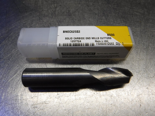 Kennametal 5/8" 2 Flute Carbide Endmill 5/8" Shank BNEC625S2 K600 (LOC2648B)