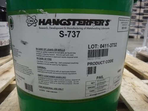 Hangsterfer's S-737 (Same as 5040) Semisynthetic Coolant 5 Gallon (STK)