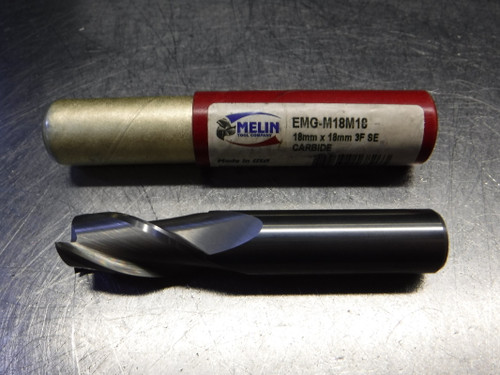 Melin 18mm 3 Flute Carbide Endmill 18mm Shank EMG-M18M18 (LOC2068B)