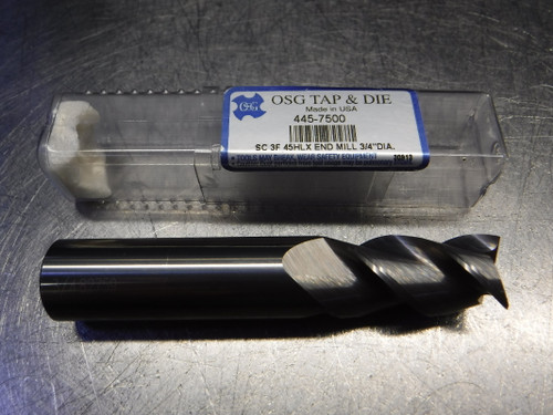 OSG 3/4" 3 Flute Carbide Endmill 3/4" Shank 455-7500 (LOC1988C)
