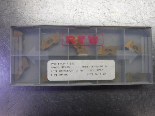 RTW Carbide Inserts QTY10 PGP3125L RC706 (LOC2056A)