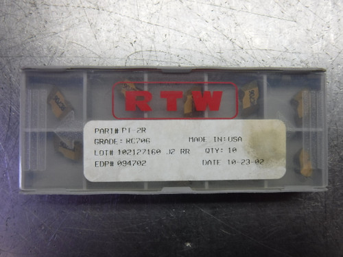 RTW Carbide Inserts QTY10 PT 2R RC706 (LOC2221)