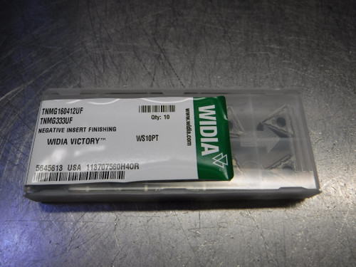 Widia/Victory Carbide Inserts QTY10 TNMG333UF / TNMG160412UF WS10PT (LOC1763A)