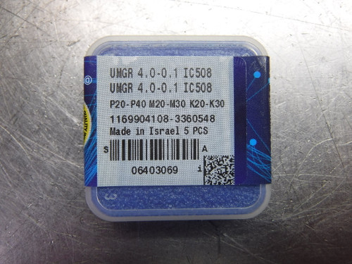 Iscar Miniature Carbide Inserts QTY5 UMGR 4.0-0.1 IC508 (LOC2931A)