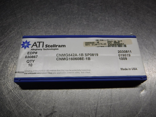 Stellram Carbide Inserts QTY10 CNMG542A-1B/CNMG160608E-1B SP0819 (LOC1738A)